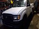 2002 TOYOTA TACOMA WHITE, STD CAB, 2.4 AT, 2WD.  Z24902